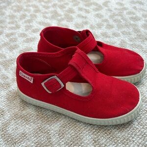Cienta red toddler shoes 24c
